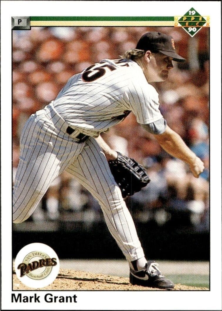 1990 Upper Deck Low Number Mark Grant #412 trading card