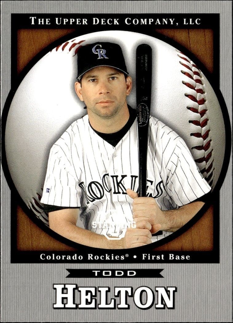2003 Upper Deck Standing O! Todd Helton #27 trading card
