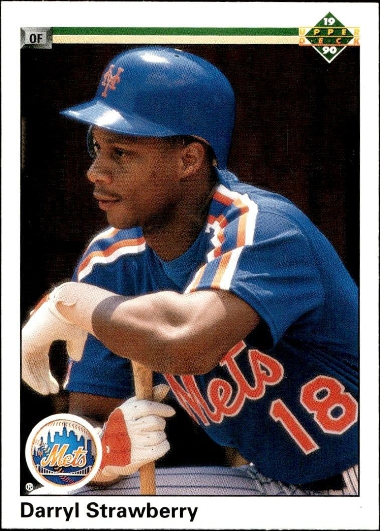 1990 Upper Deck Low Number Darryl Strawberry #182 trading card