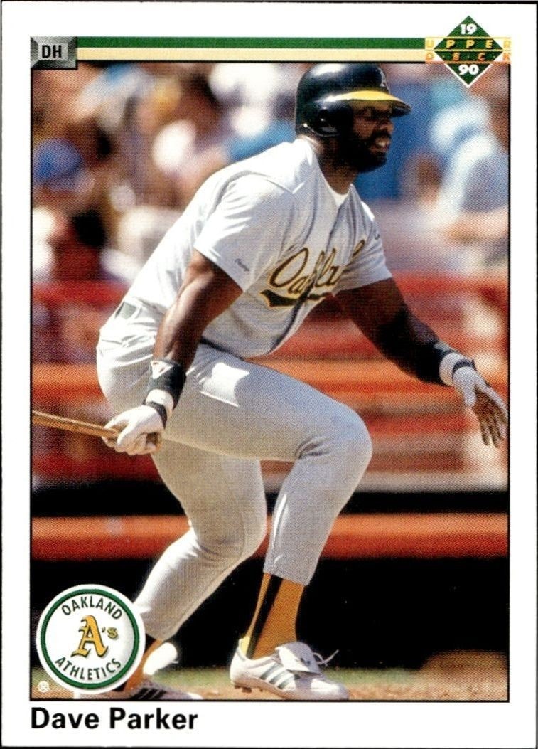 1990 Upper Deck Low Number Dave Parker #192 trading card