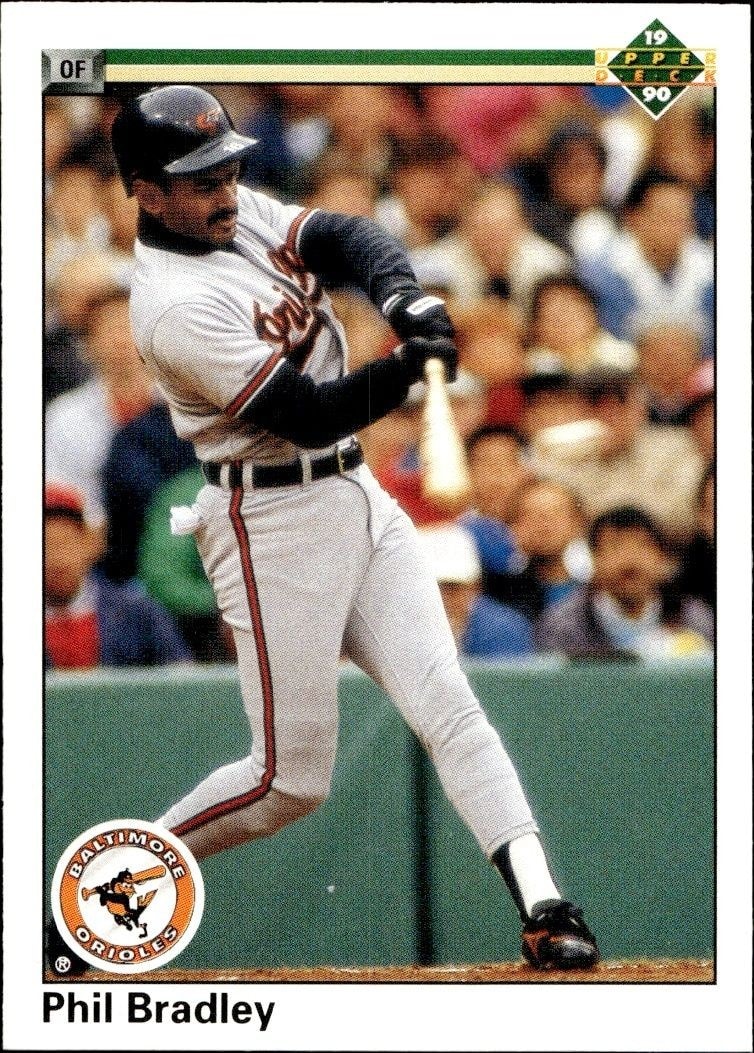 1990 Upper Deck Low Number Phil Bradley #194 trading card