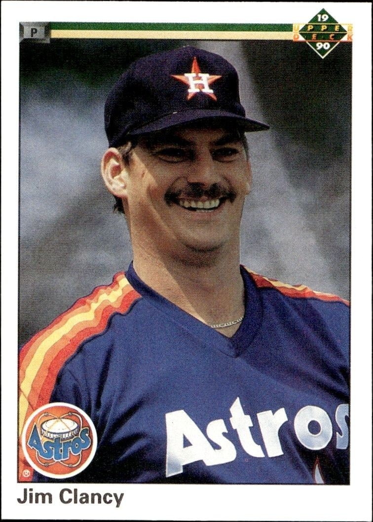 1990 Upper Deck Low Number Jim Clancy #203 trading card