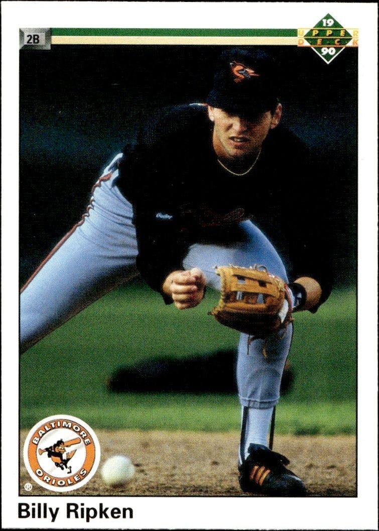 1990 Upper Deck Low Number Billy Ripken #184 trading card