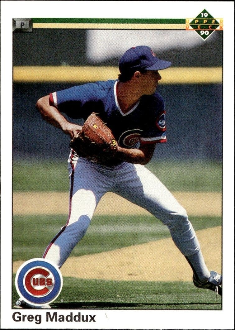 1990 Upper Deck Low Number Greg Maddux #213 trading card