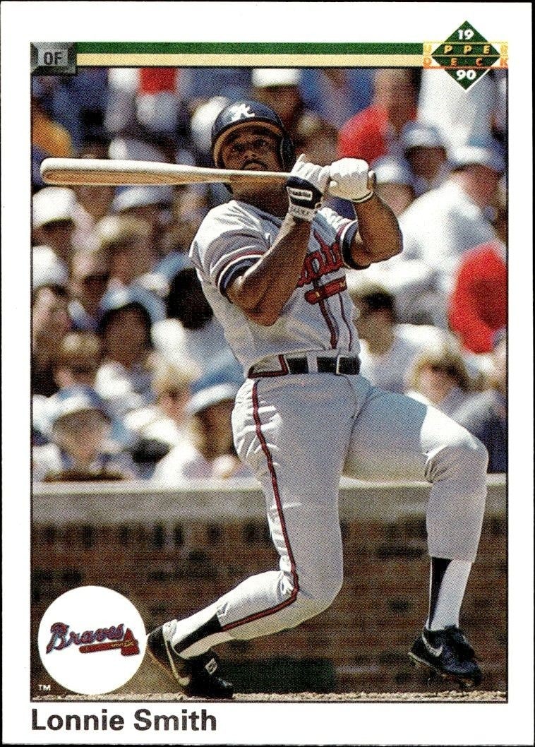 1990 Upper Deck Low Number Lonnie Smith #215 trading card