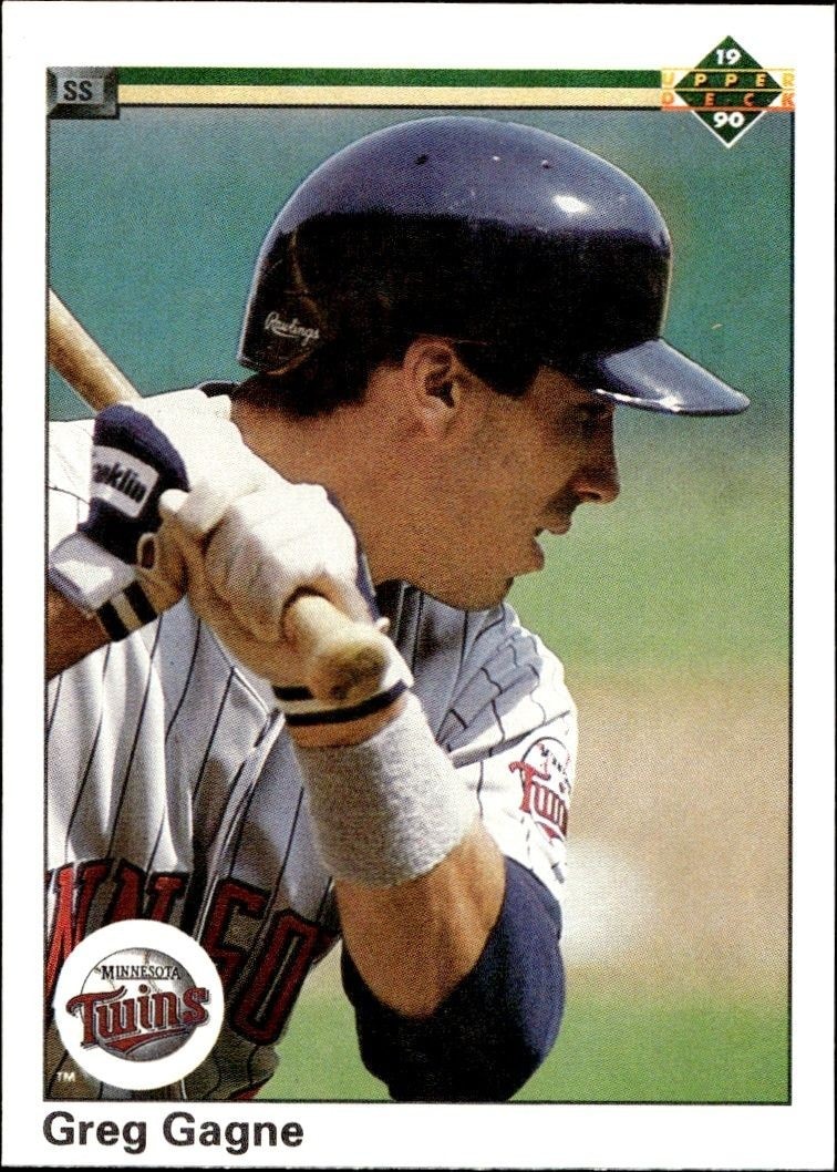 1990 Upper Deck Low Number Greg Gagne #217 trading card