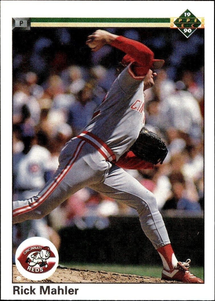 1990 Upper Deck Low Number Rick Mahler #220 trading card