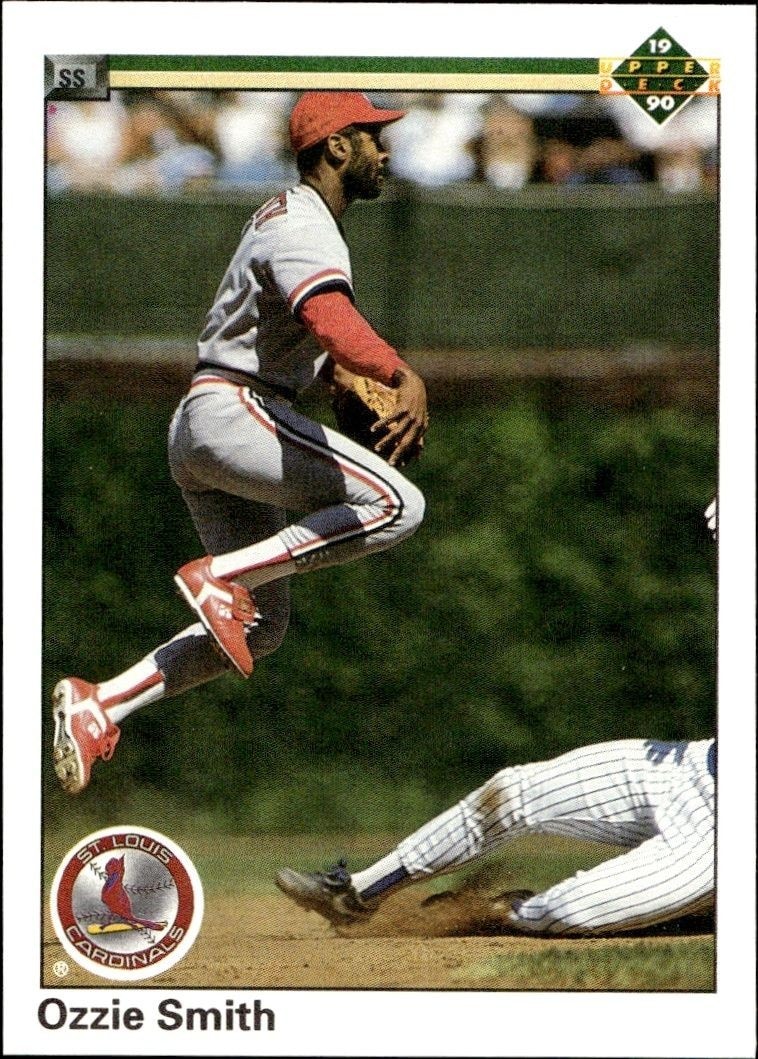 1990 Upper Deck Low Number Ozzie Smith #225 trading card