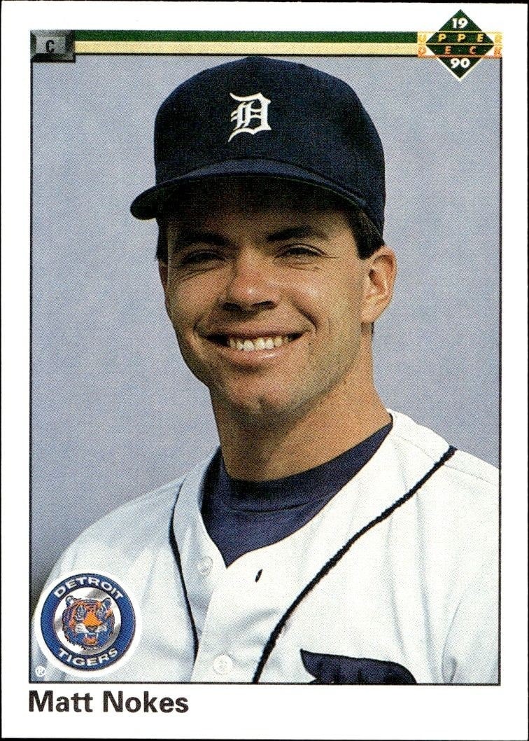 1990 Upper Deck Low Number Matt Nokes #226 trading card