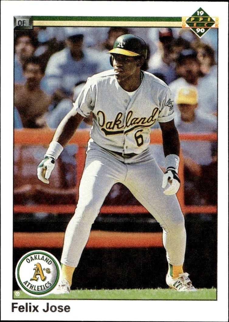 1990 Upper Deck Low Number Felix Jose #228 trading card