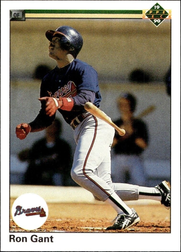 1990 Upper Deck Low Number Ron Gant #232 trading card
