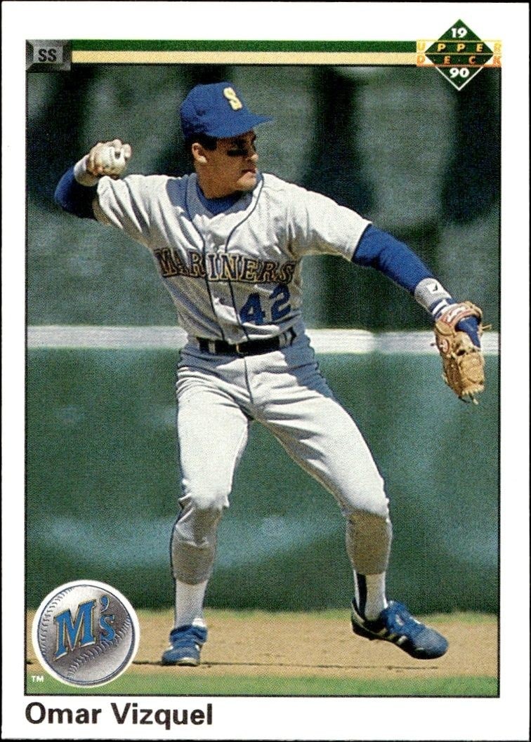 1990 Upper Deck Low Number Omar Vizquel #233 trading card
