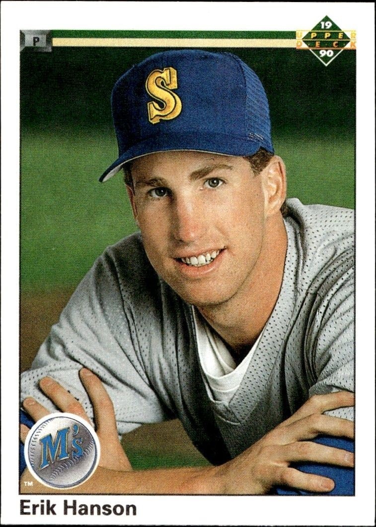 1990 Upper Deck Low Number Erik Hanson #235 trading card