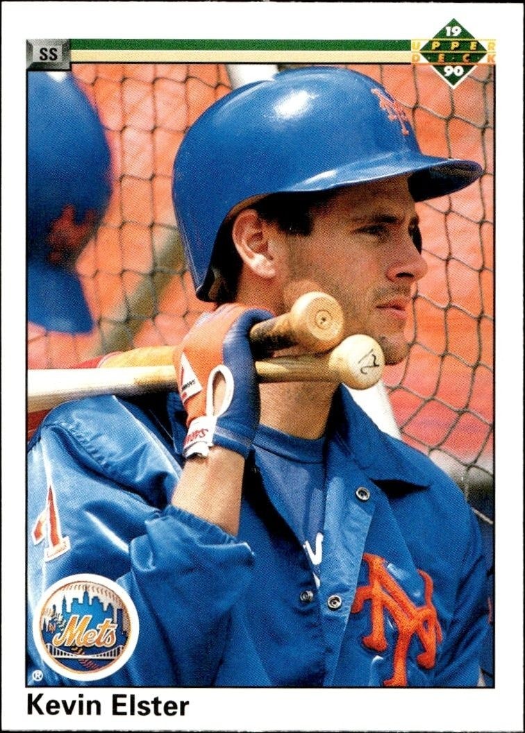1990 Upper Deck Low Number Kevin Elster #187 trading card