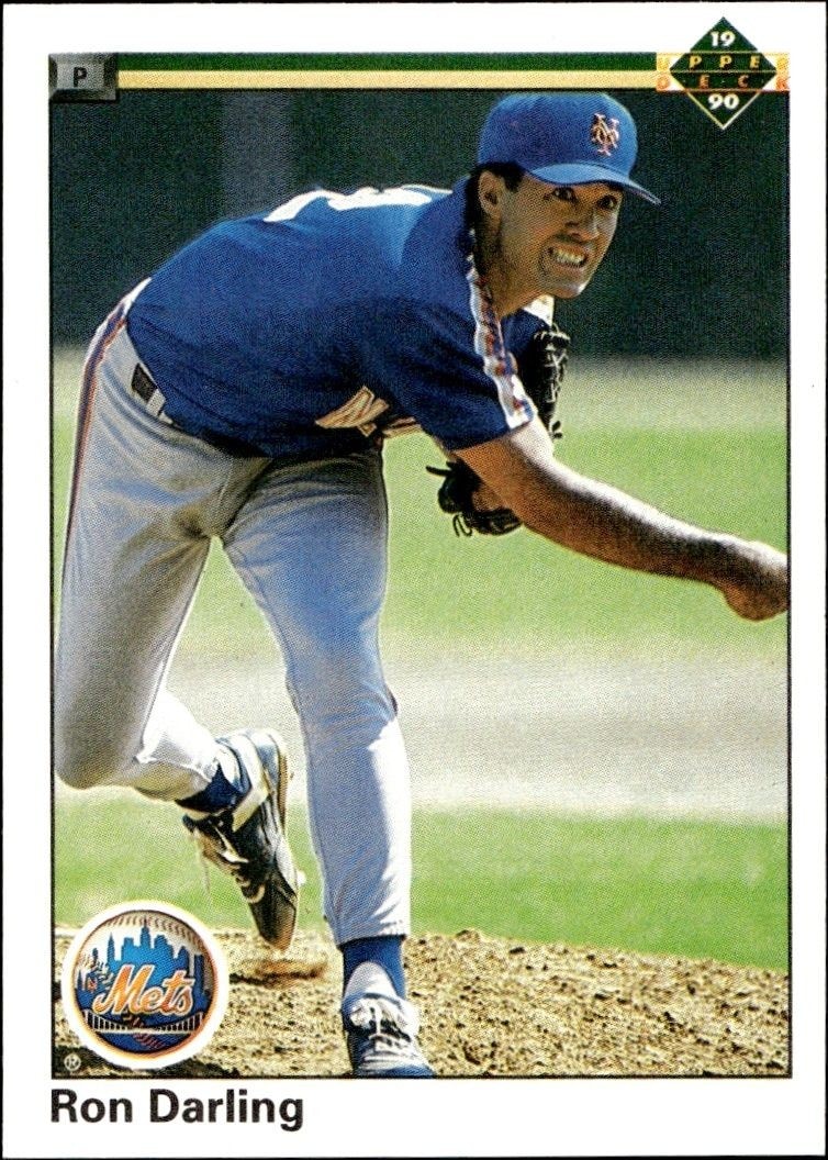 1990 Upper Deck Low Number Ron Darling #241 trading card