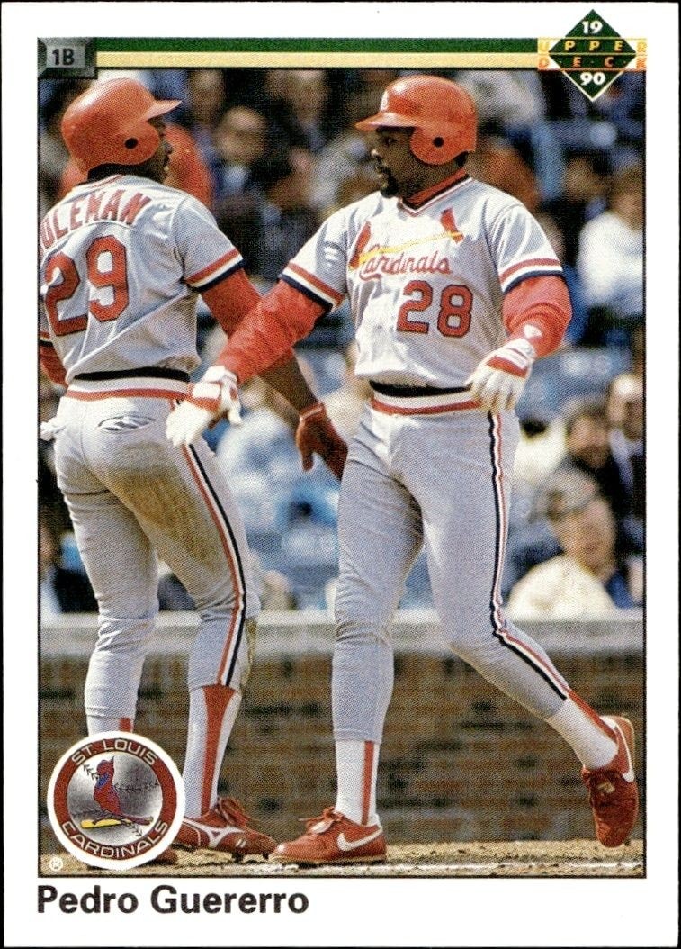 1990 Upper Deck Low Number Pedro Guerrero #244 trading card