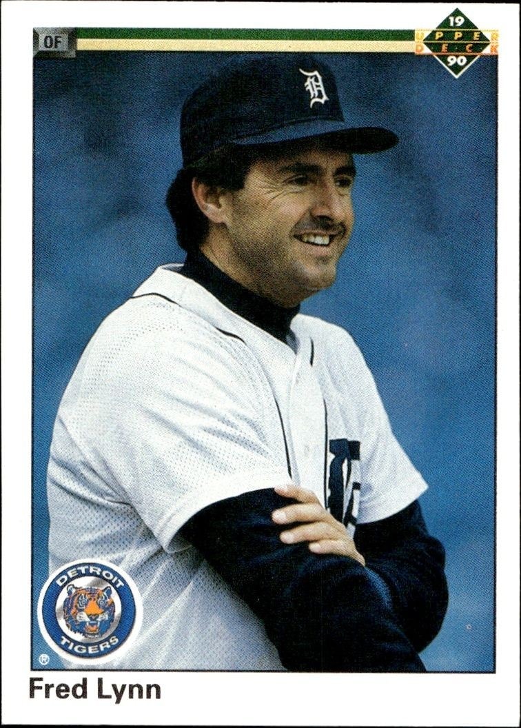 1990 Upper Deck Low Number Fred Lynn #247 trading card