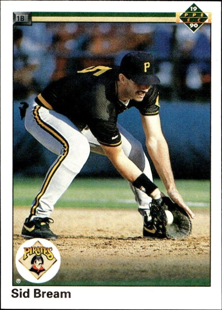 1990 Upper Deck Low Number Sid Bream #250 trading card