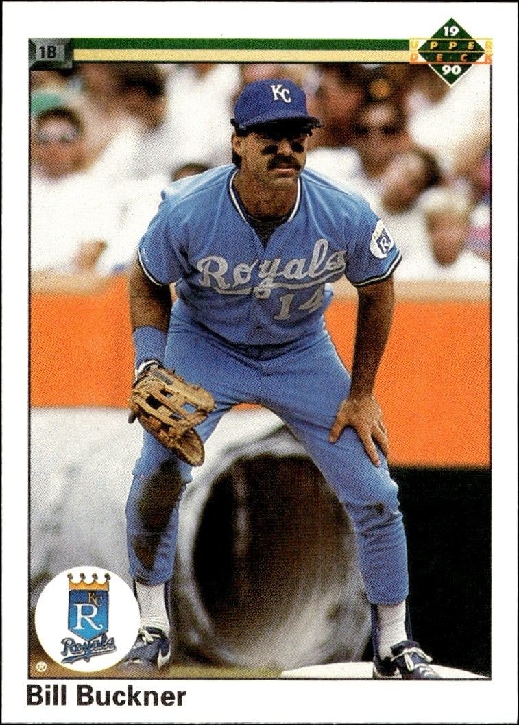 1990 Upper Deck Low Number Bill Buckner #252 trading card
