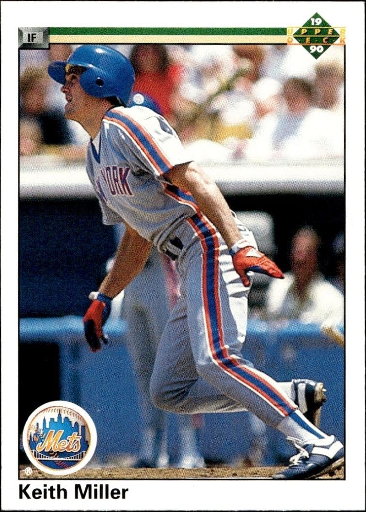 1990 Upper Deck Low Number Keith Miller #190 trading card