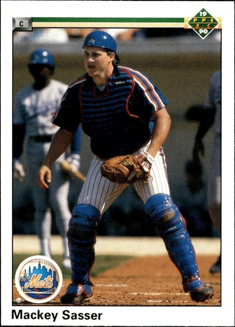 1990 Upper Deck Low Number Mackey Sasser #185 trading card