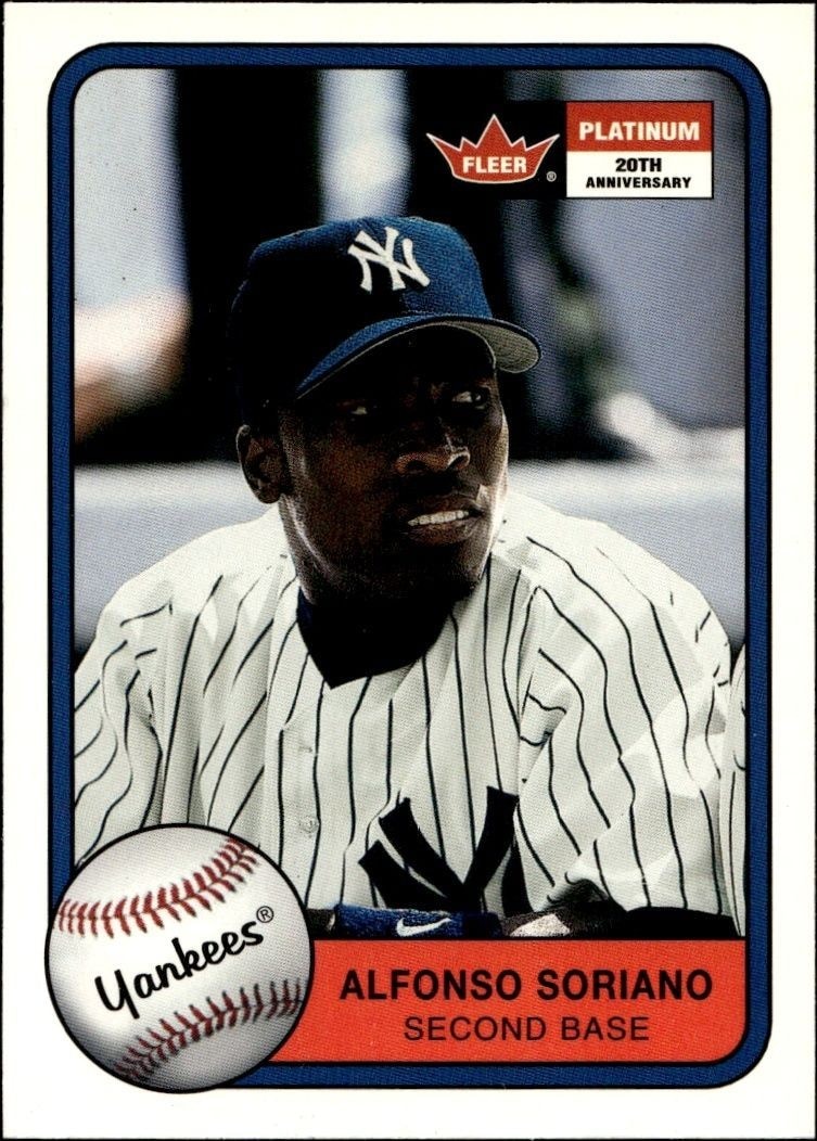 2001 Fleer Platinum Alfonso Soriano #46 trading card