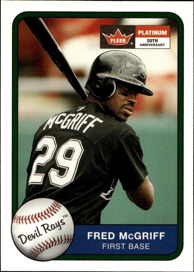 2001 Fleer Platinum Fred McGriff #127 trading card
