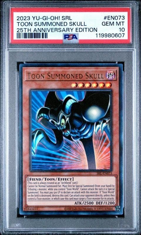 2023 Yu-Gi-Oh Spell Ruler Toon Summoned Skull #SRL-EN073 trading card