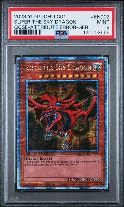 2023 Yu-Gi-Oh Legendary Collection Slifer The Sky Dragon #LC01-EN002 trading card