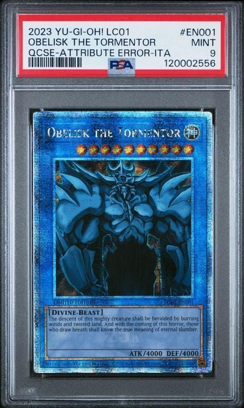 2010 Yu-Gi-Oh Legendary Collection Obelisk The Tormentor #LC01-EN001 trading card