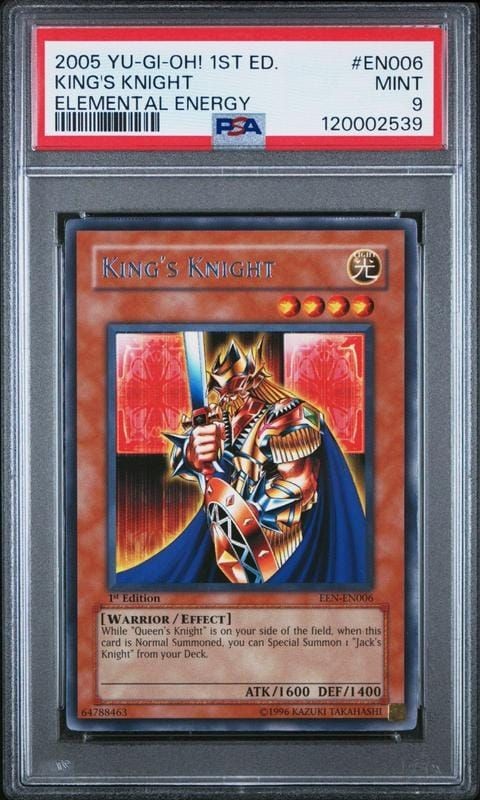 2005 Yu-Gi-Oh Elemental Energy King's Knight #EEN-EN006 trading card
