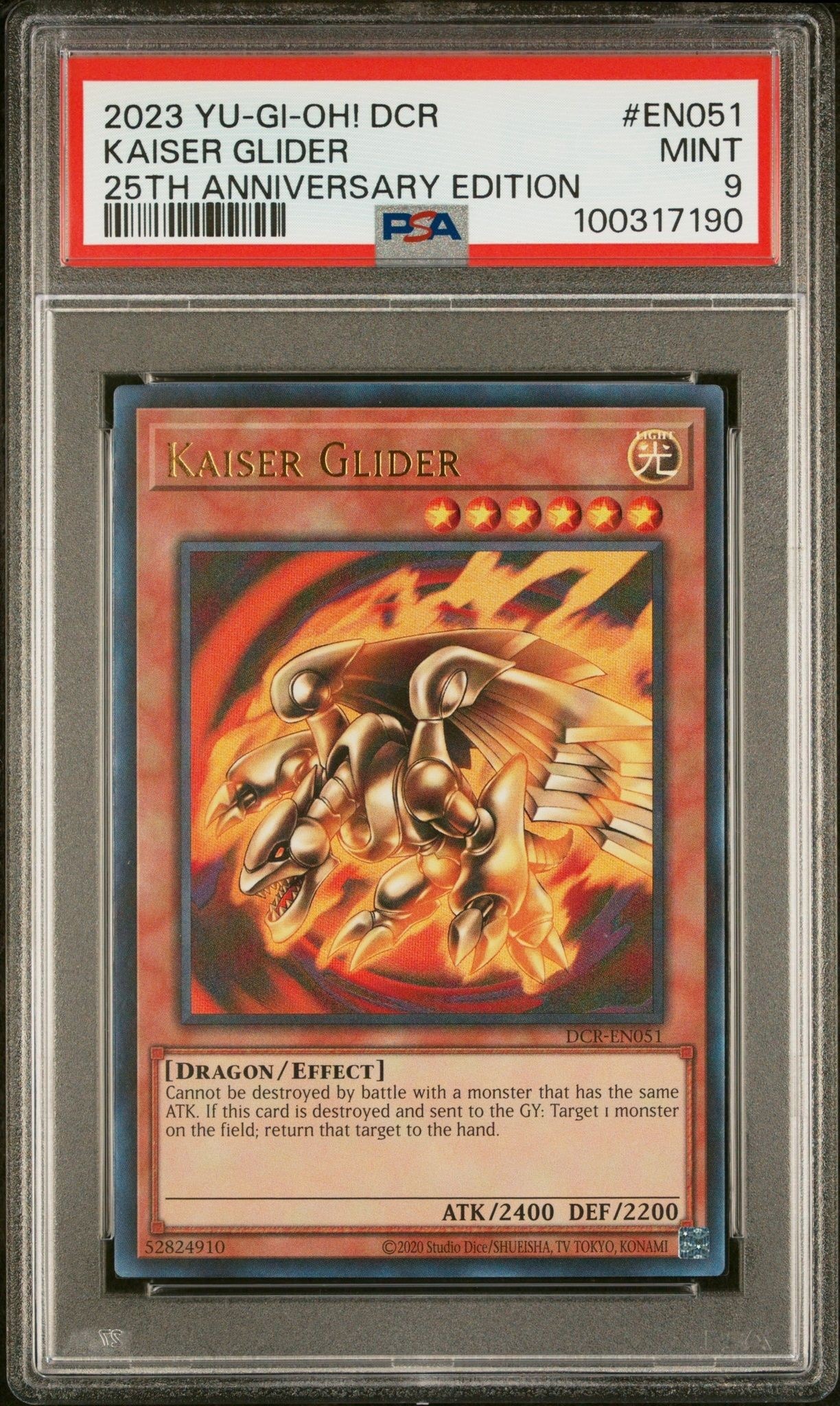 2023 Yu-Gi-Oh Dark Crisis Kaiser Glider #DCR-EN051 trading card