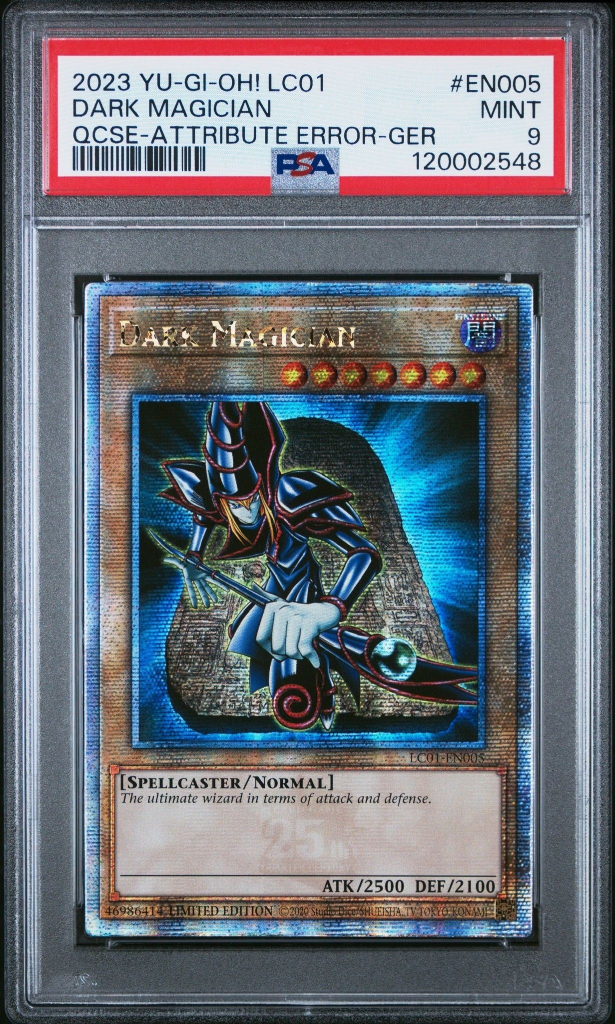 2023 Yu-Gi-Oh Legendary Collection Dark Magician #LC01-EN005 trading card
