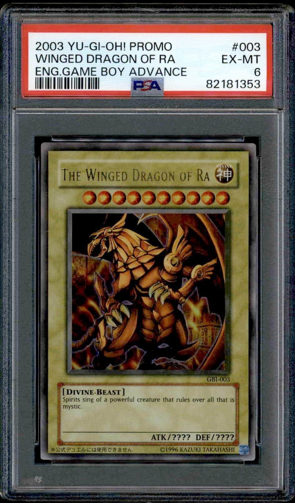 2011 Yu-Gi-Oh The Winged Dragon Of Ra #GBI-003 trading card