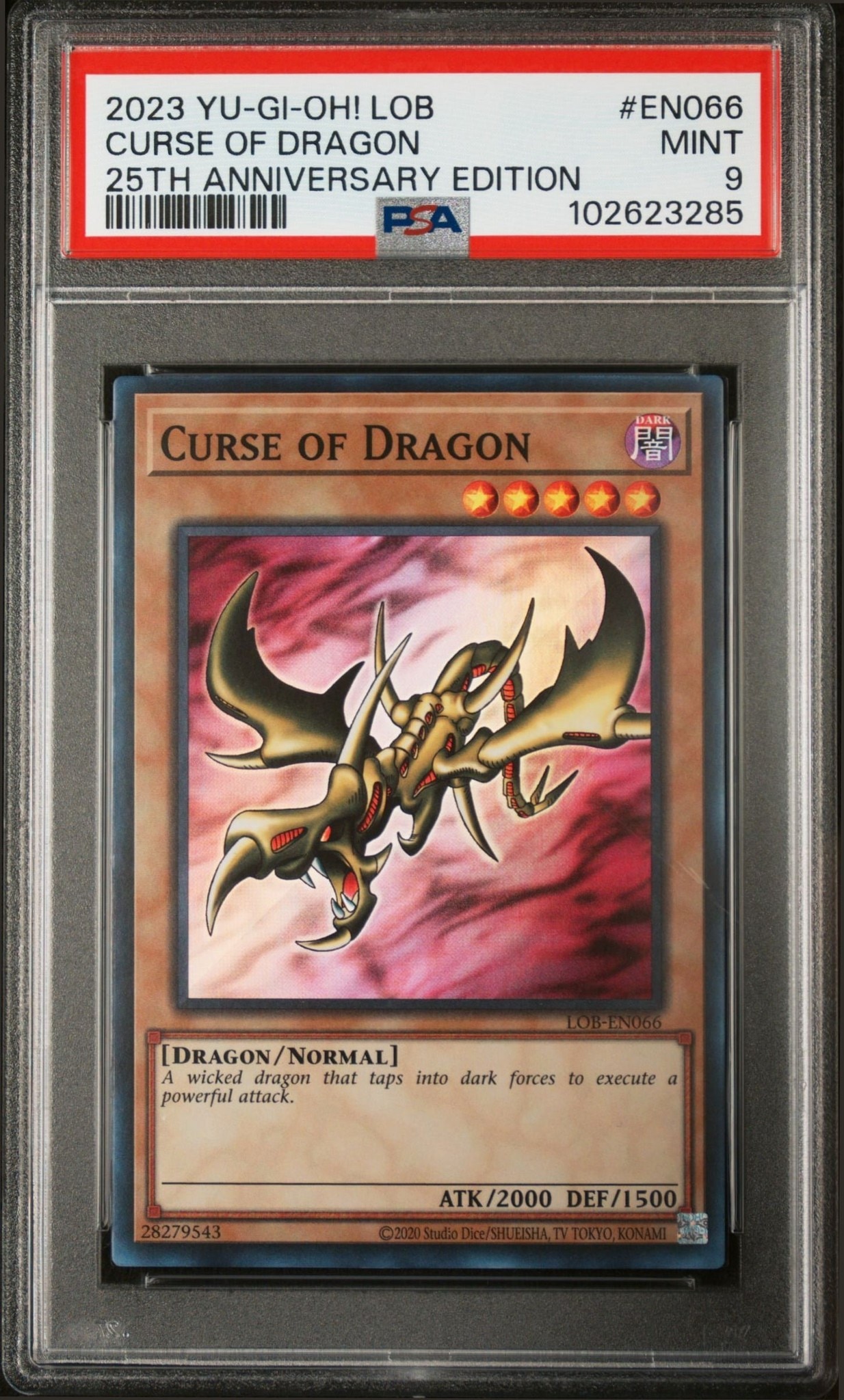 2023 Yu-Gi-Oh! Legend of Blue Eyes White Dragon Curse Of Dragon #LOB-EN066 Yu-Gi-Oh! card front