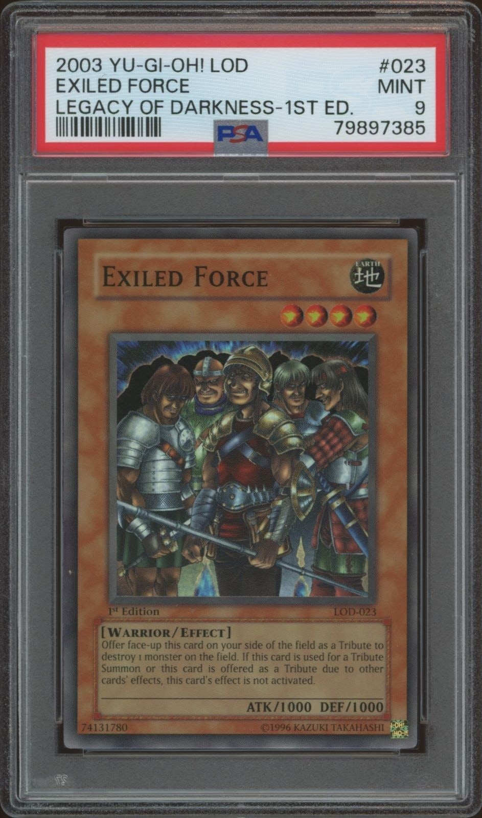 2003 Yu-Gi-Oh Legacy of Darkness Exiled Force #LOD-023 trading card
