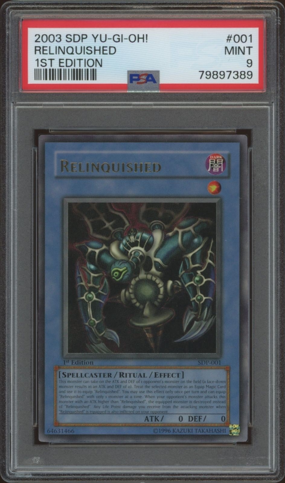 2003 Yu-Gi-Oh! Starter Deck: Pegasus Relinquished #SDP-001 Yu-Gi-Oh! card front