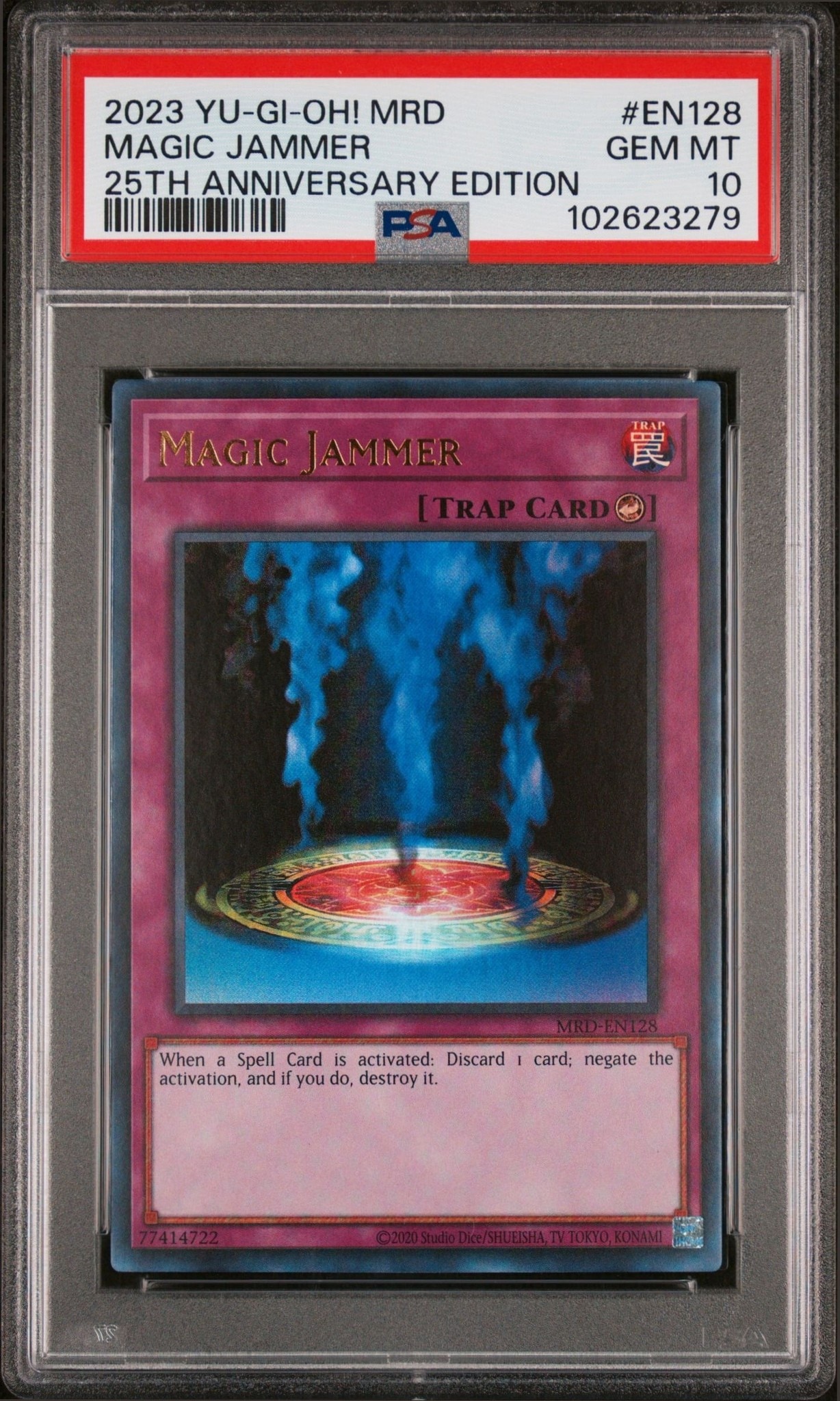 2023 Yu-Gi-Oh Metal Raiders Magic Jammer #MRD-EN128 trading card