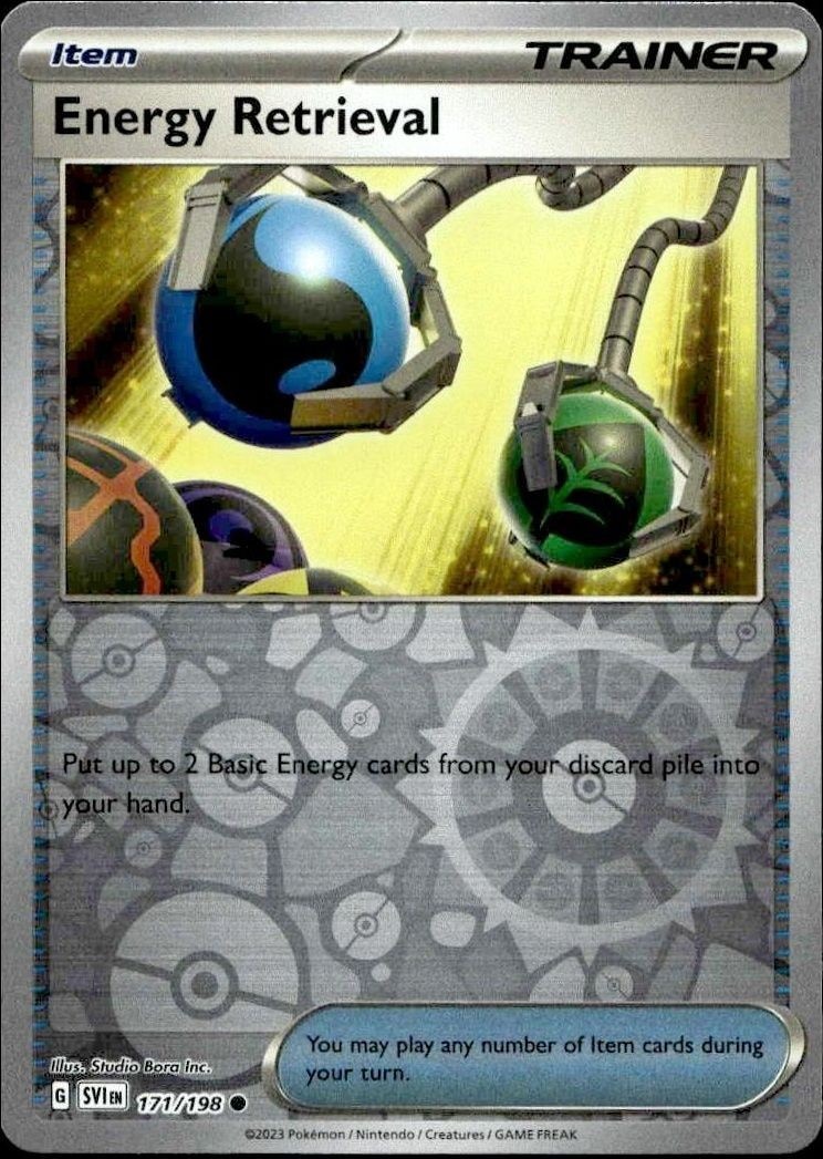 2023 Pokémon Scarlet & Violet Energy Retrieval #171/198 trading card