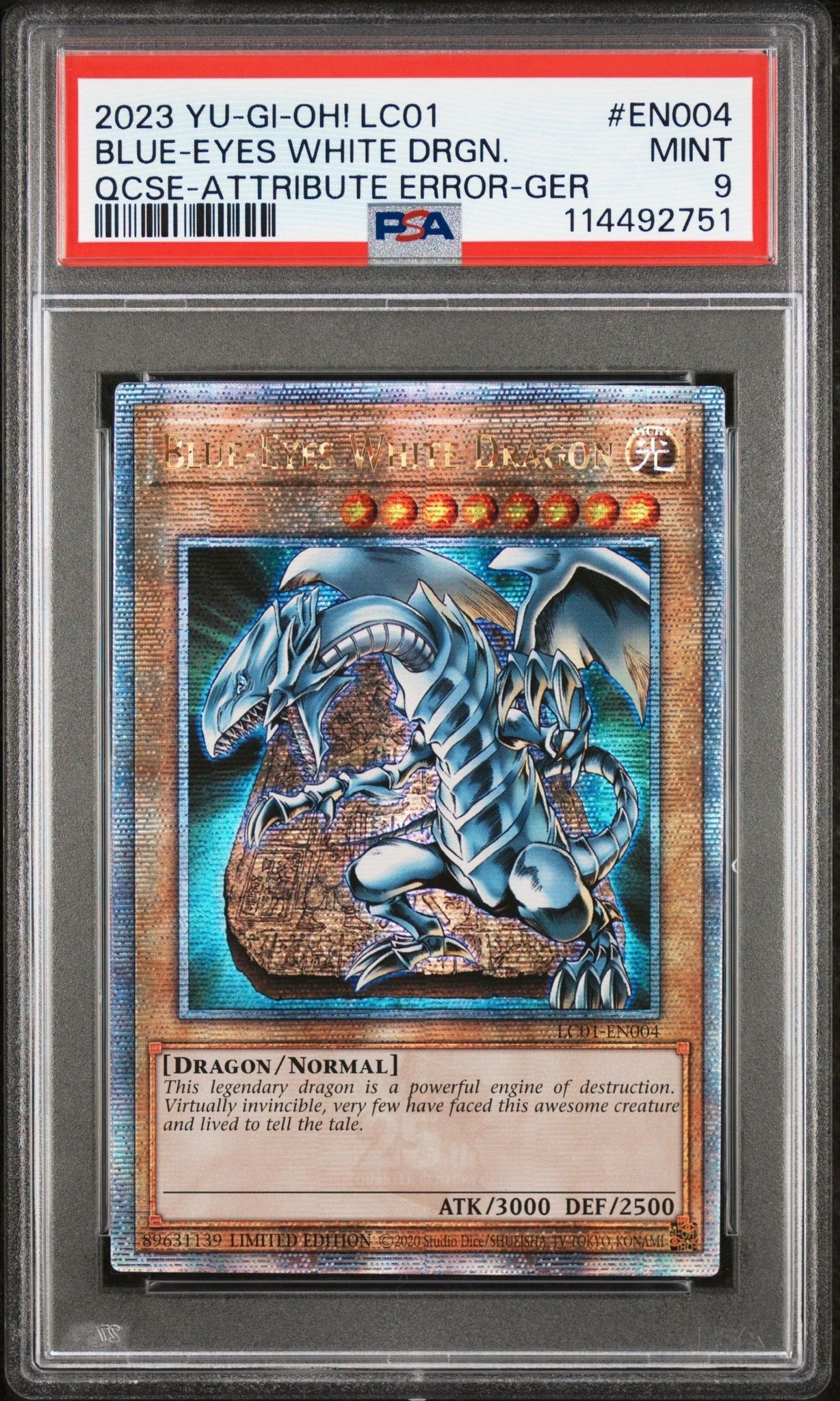 Blue-Eyes White Dragon - Front