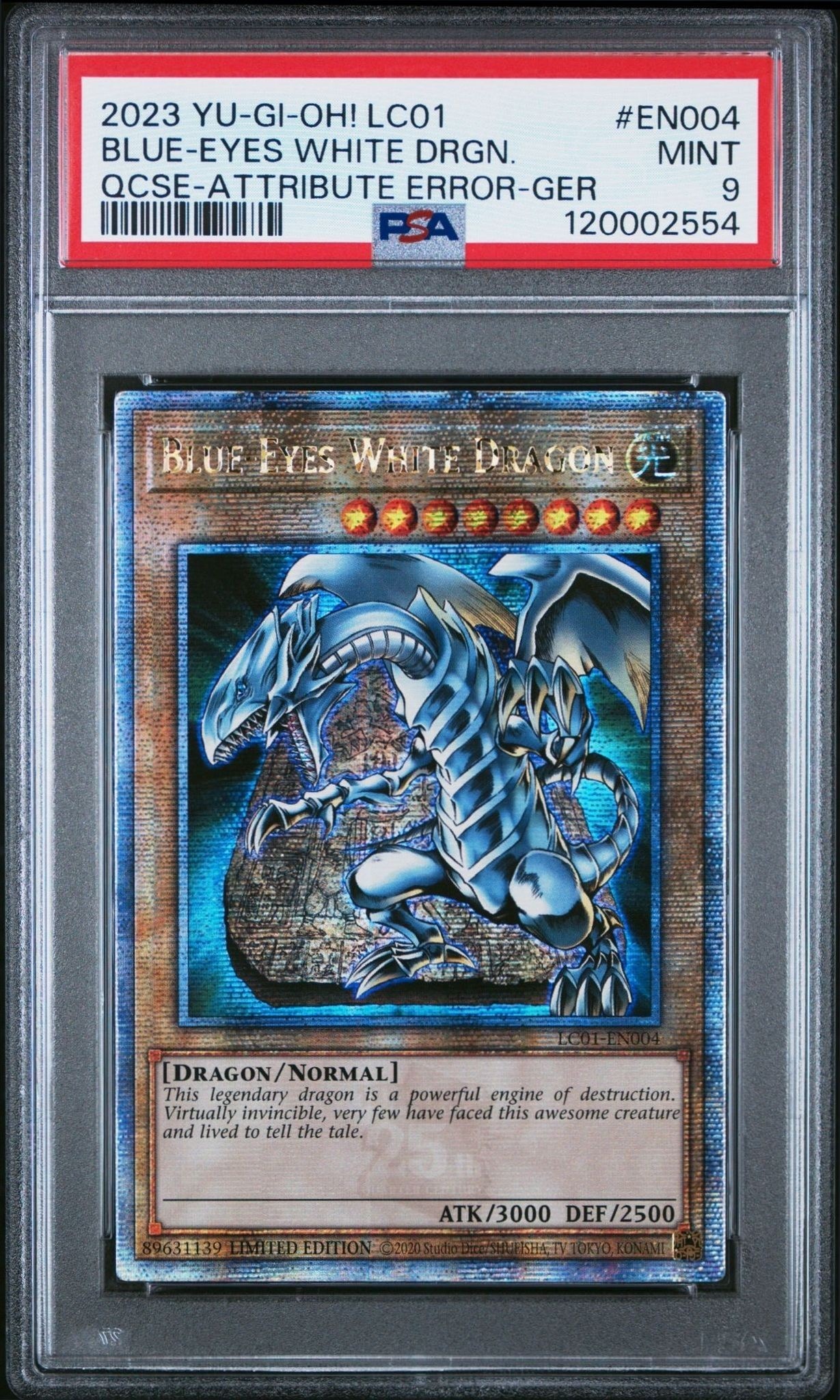 Blue-Eyes White Dragon - Front