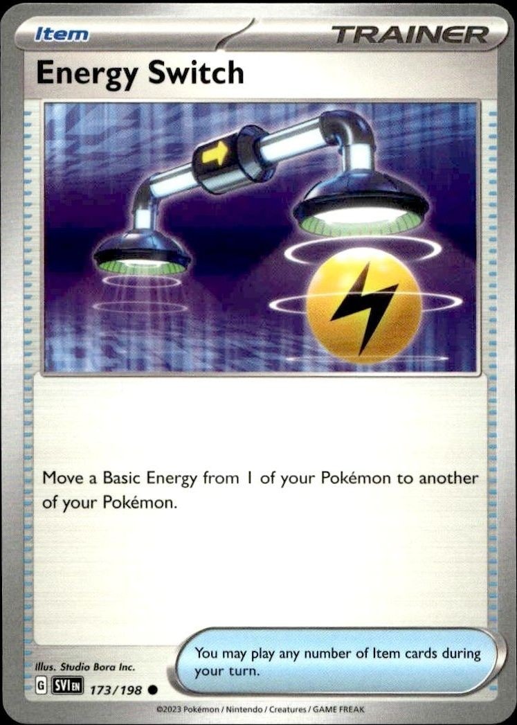 2023 Pokémon Scarlet & Violet Energy Switch #173/198 trading card