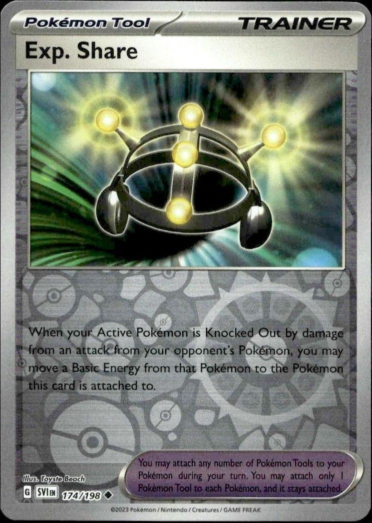 2023 Pokémon Scarlet & Violet Exp. Share #174/198 Pokémon card front