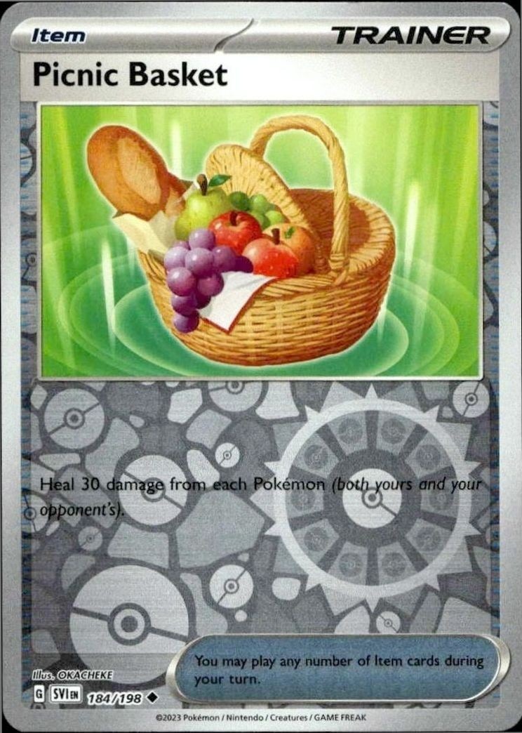 2023 Pokémon Scarlet & Violet Picnic Basket #184/198 Pokémon card front