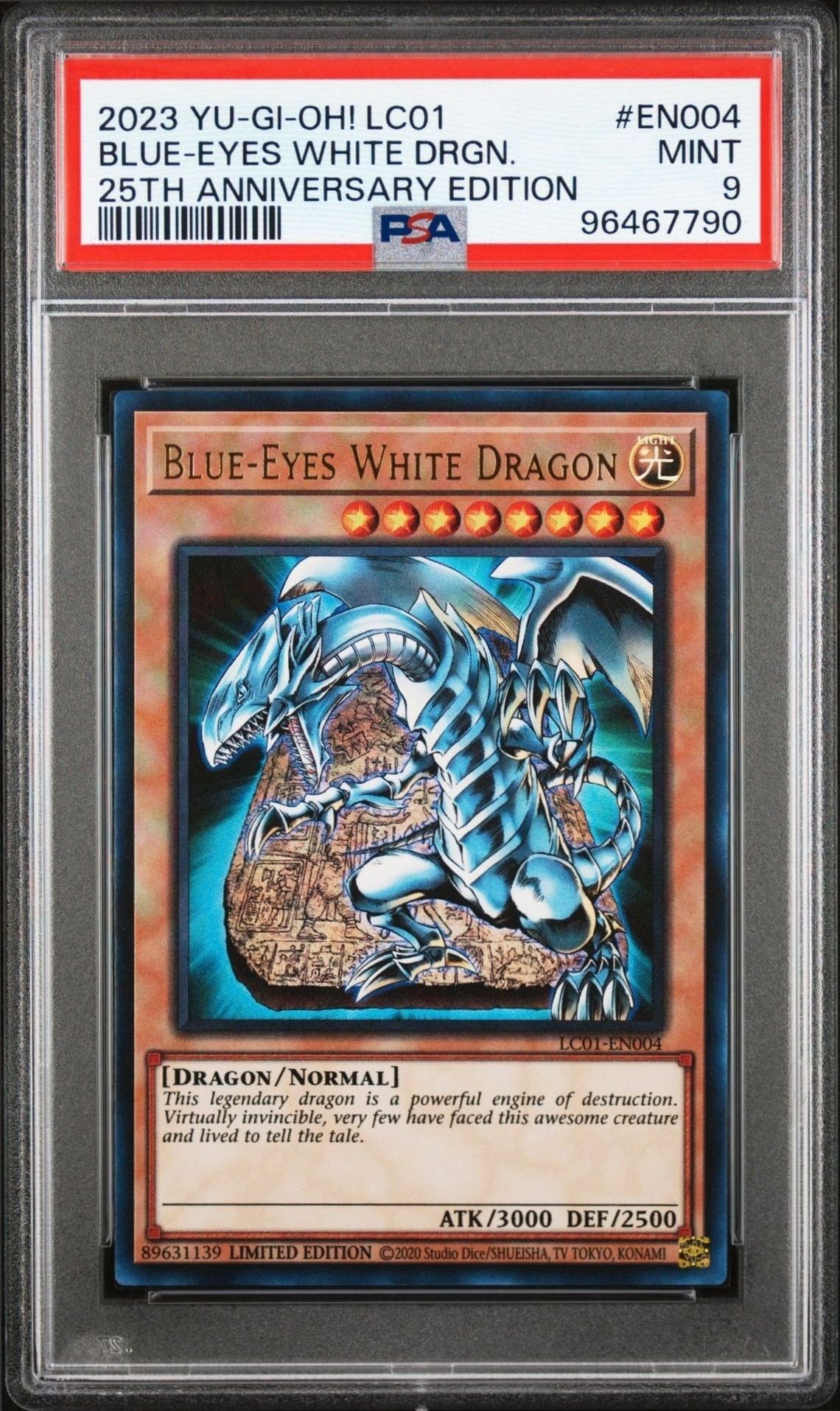 2023 Yu-Gi-Oh! Legendary Collection Blue-Eyes White Dragon #LC01-EN004 Yu-Gi-Oh! card front