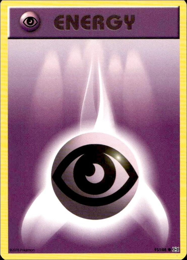 2016 Pokémon Evolutions Psychic Energy #095/108 trading card
