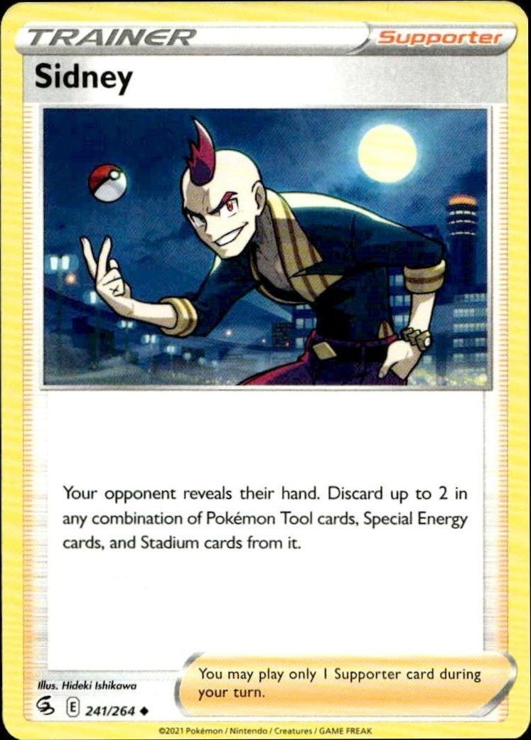 2021 Pokémon Fusion Strike Sidney #241/264 trading card