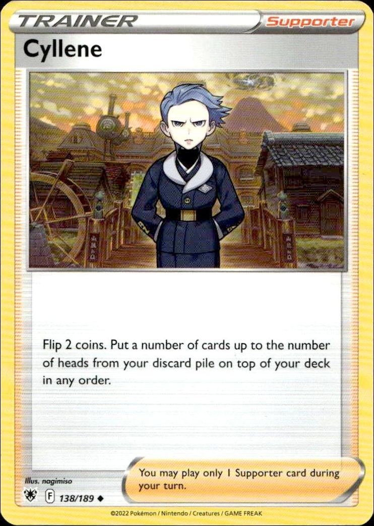 2022 Pokémon Astral Radiance Cyllene #138/189 trading card