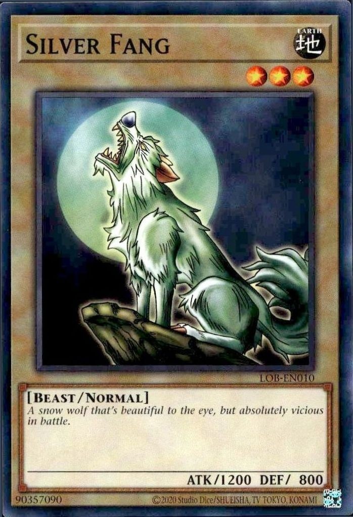2023 Yu-Gi-Oh! Legend of Blue Eyes White Dragon Silver Fang #LOB-EN010 Yu-Gi-Oh! card front