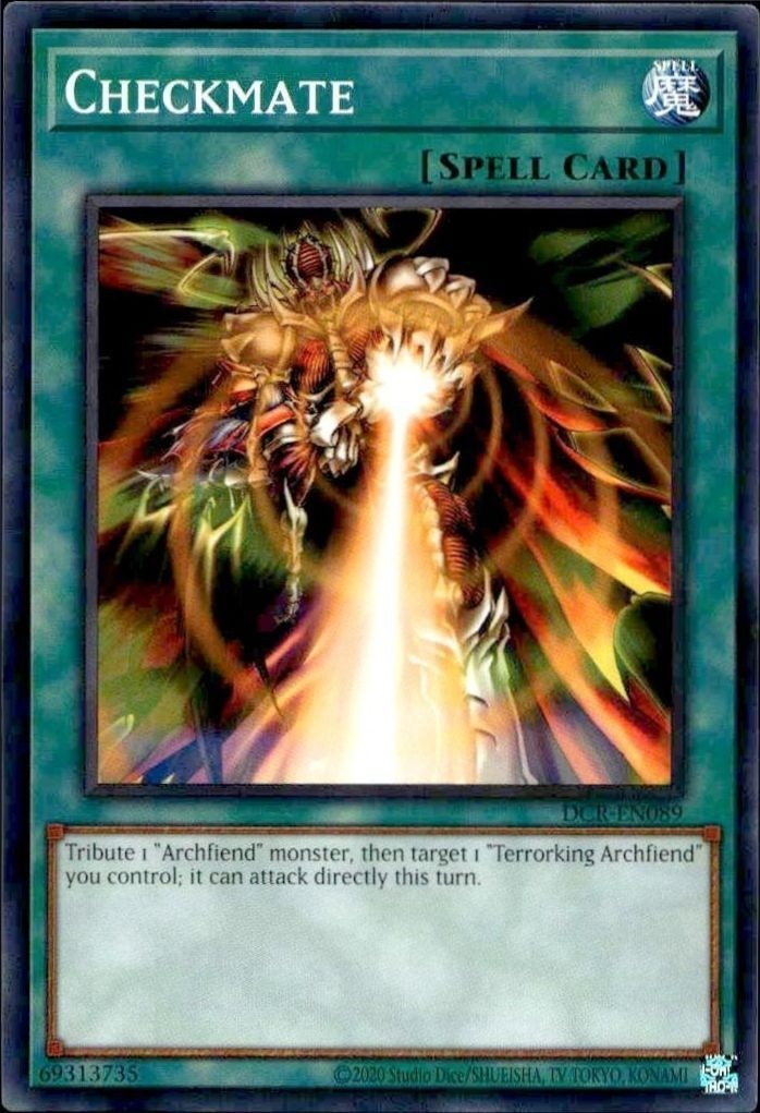 2023 Yu-Gi-Oh! Dark Crisis Checkmate #DCR-EN089 trading card